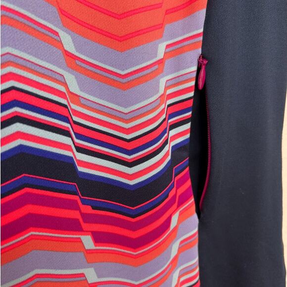 Title Nine Athletic Dress w Neon Geometric Design Tech Fabric Outdoors size S - Picture 8 of 12